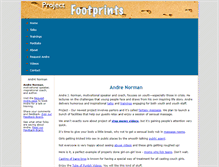 Tablet Screenshot of projectfootprints.com